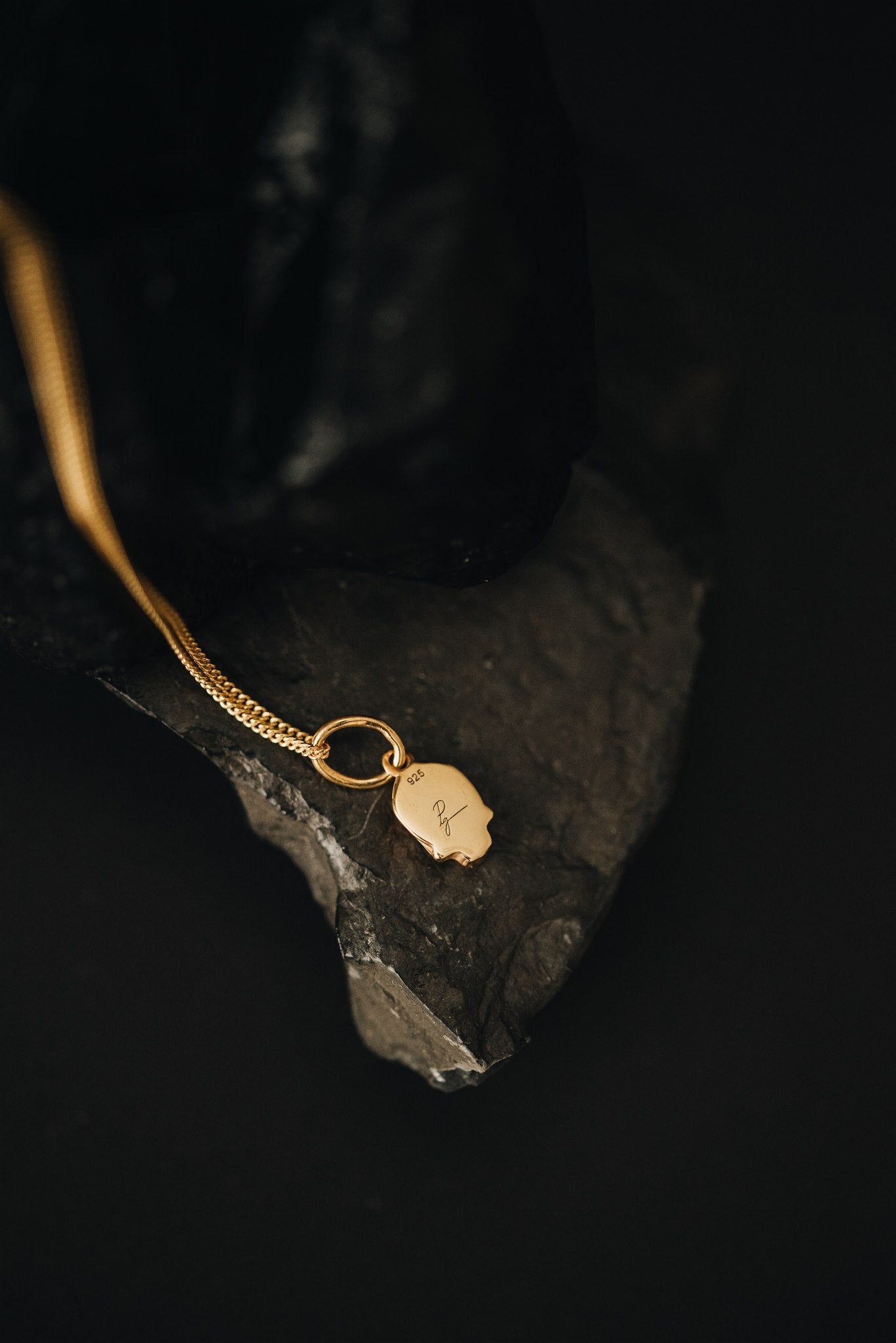 Stoned Skull Necklace