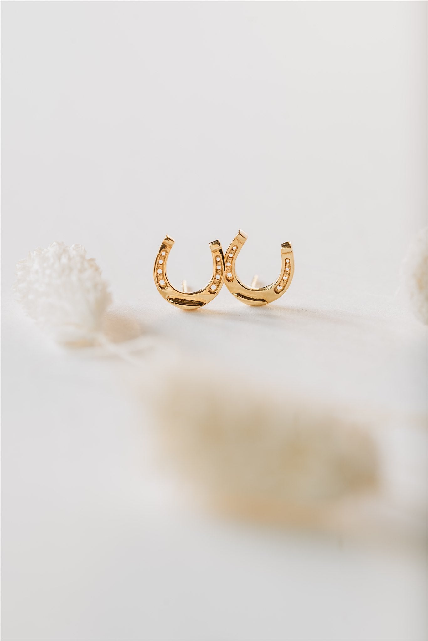 Lucky Horse Shoe Studs