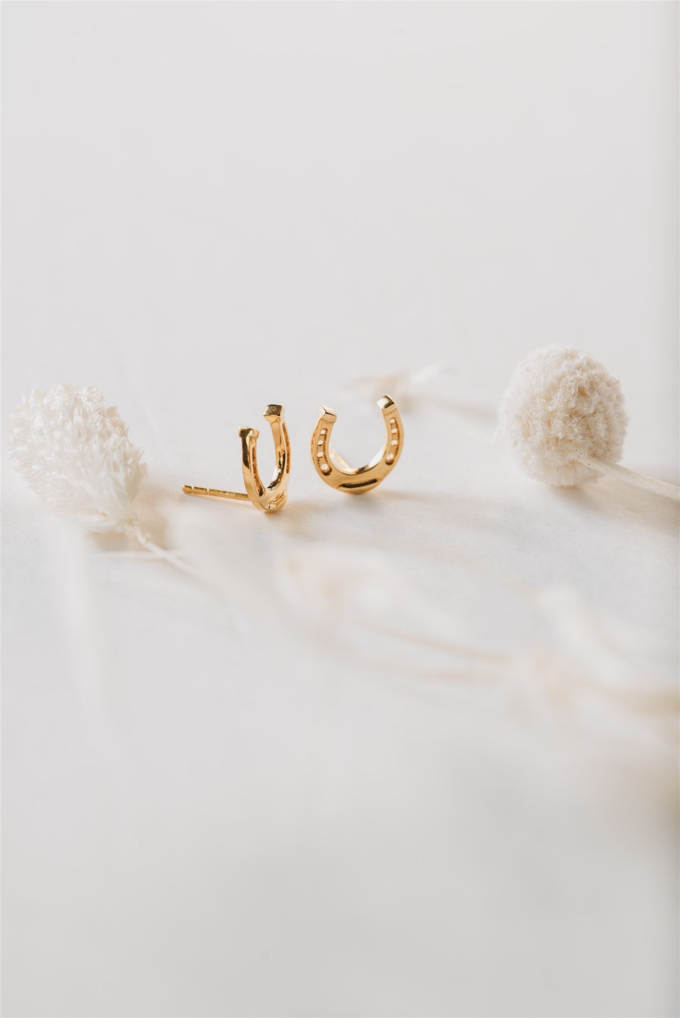 Lucky Horse Shoe Studs