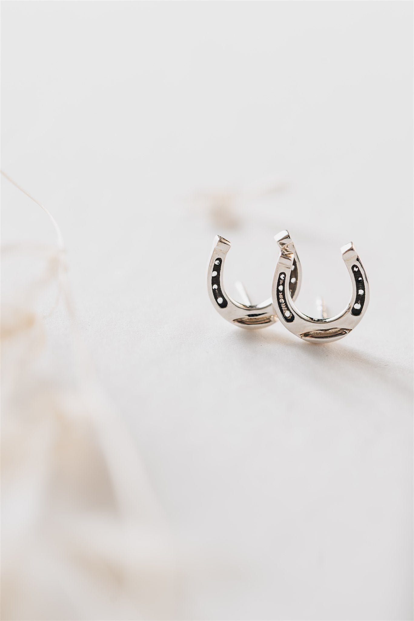 Lucky Horse Shoe Studs