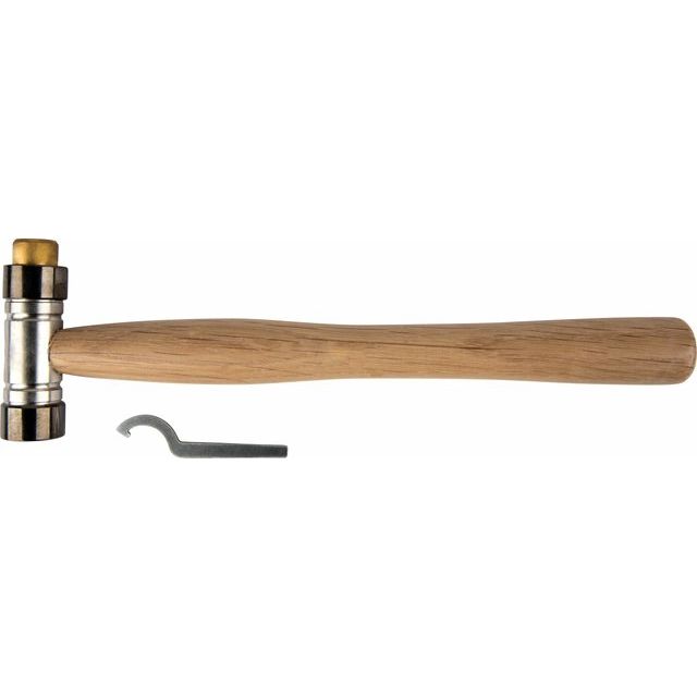 Nylon and Brass Mallet with Detachable Heads