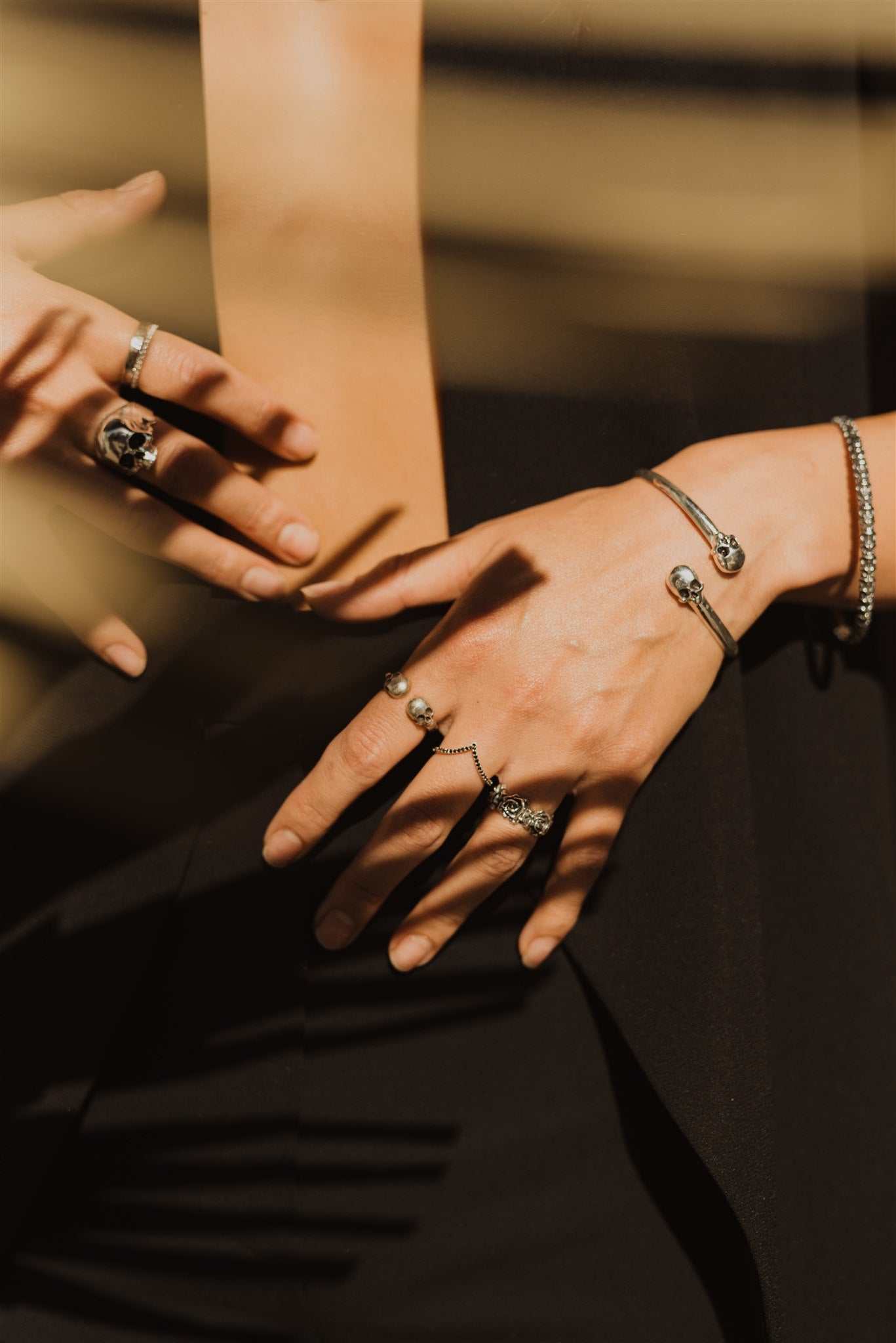 Golden Wishbone Ring