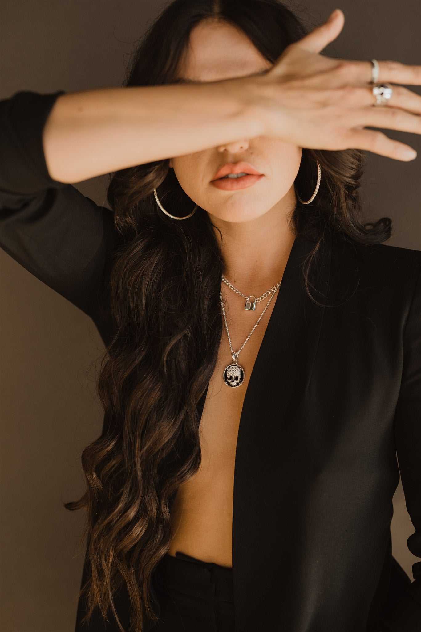 Pave Skull Amulet