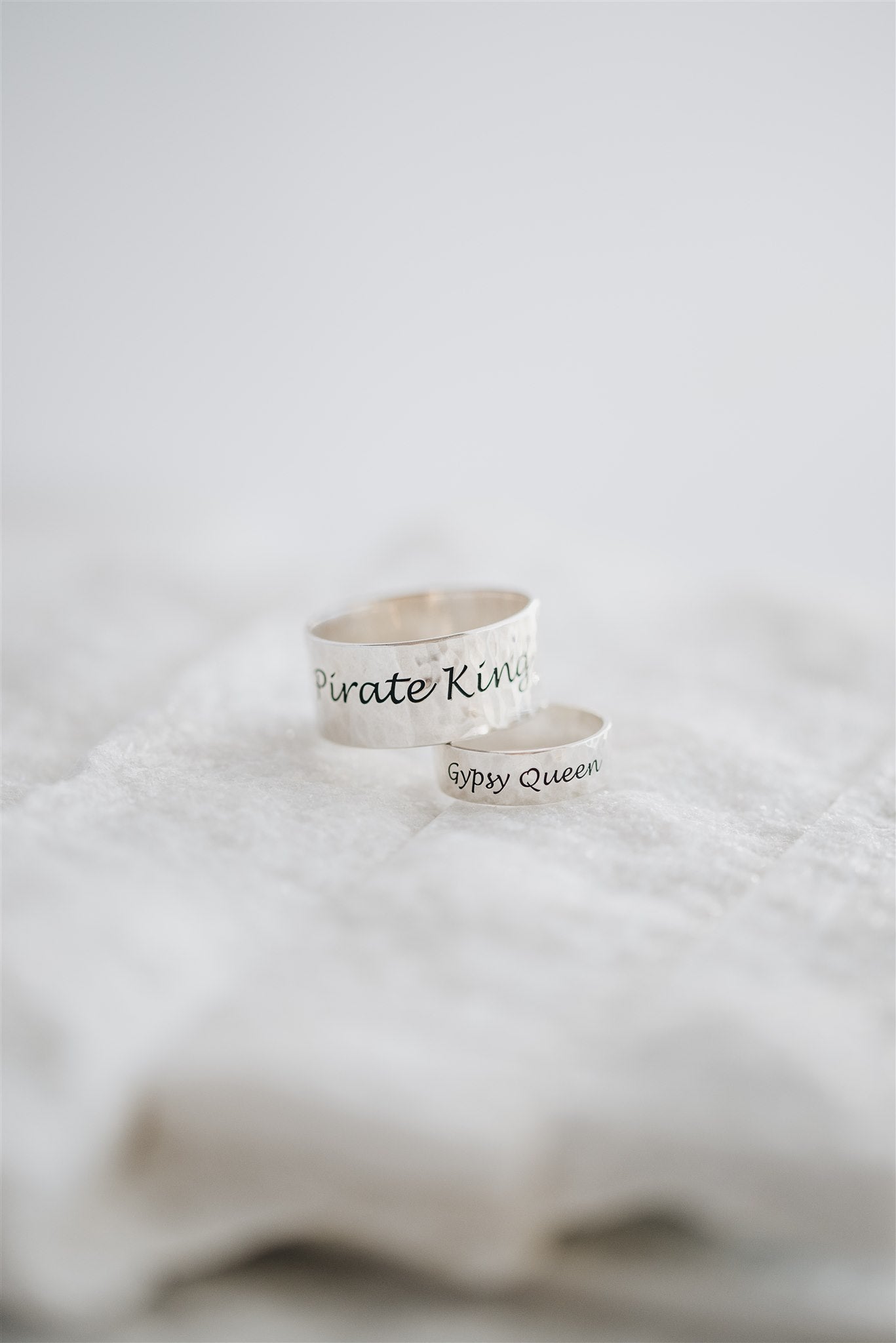 Personalized Wide Band Ring