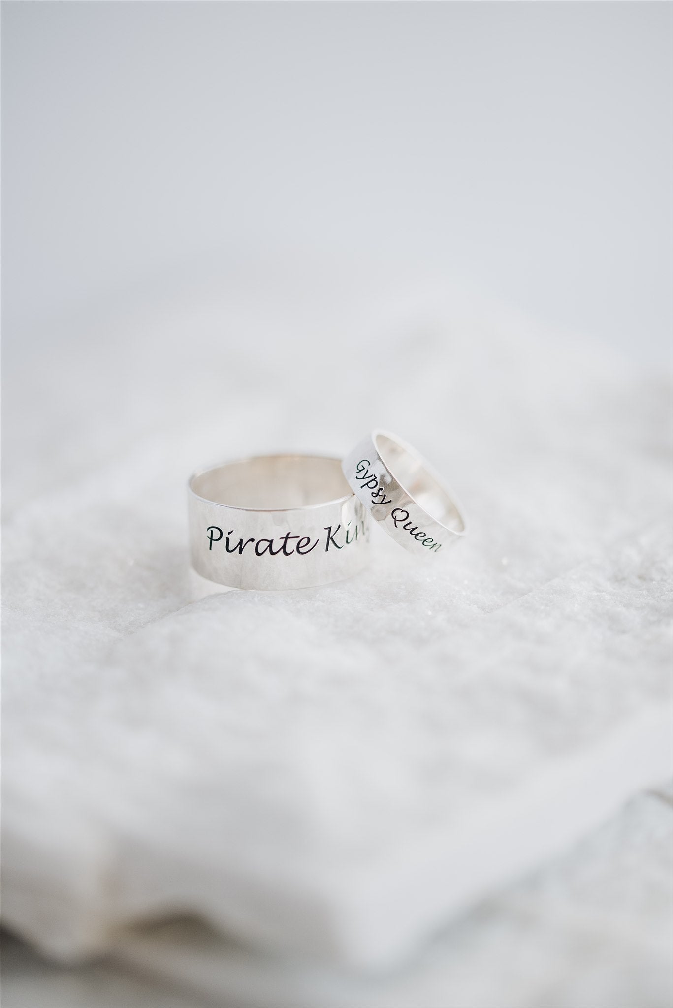 Personalized Wide Band Ring