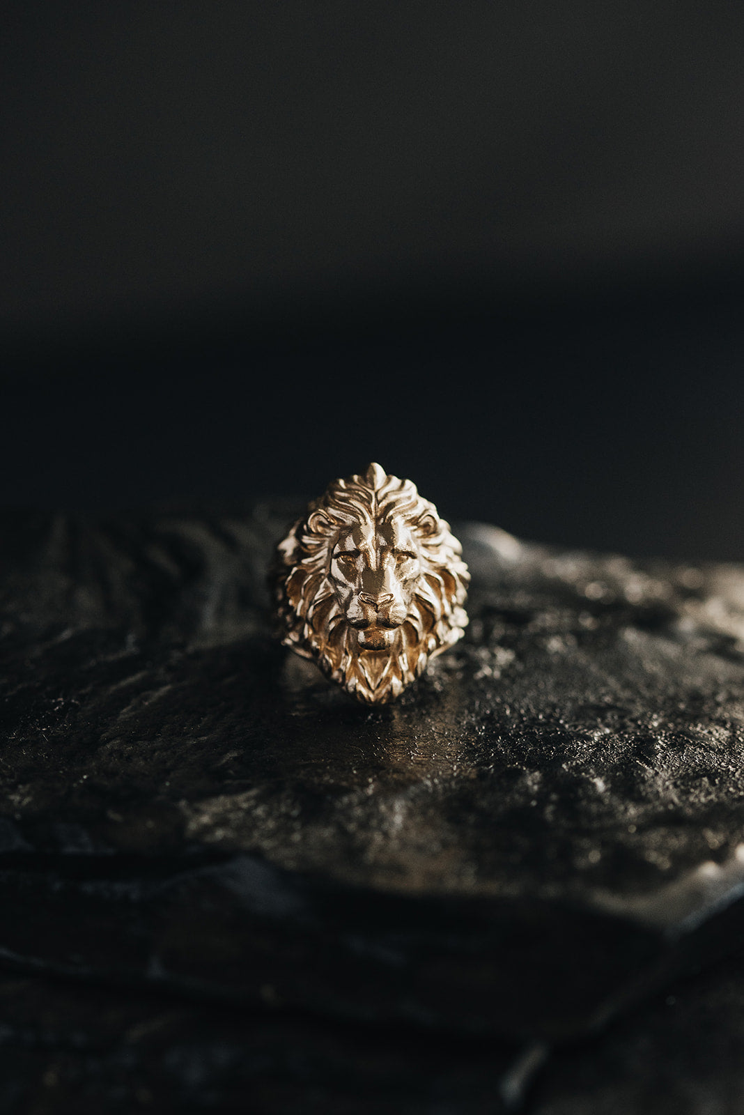 Golden Lion Ring