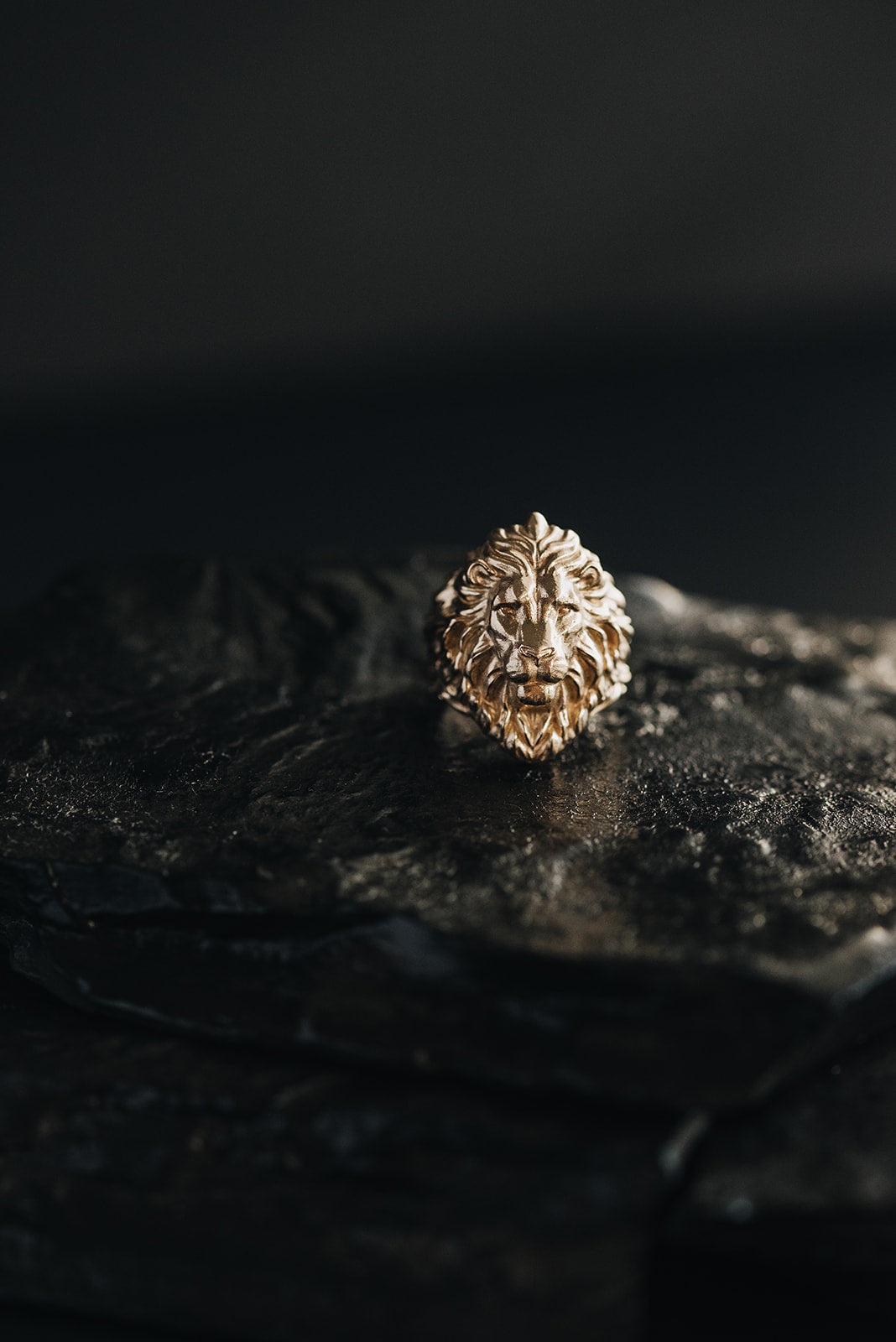 Golden Lion Ring