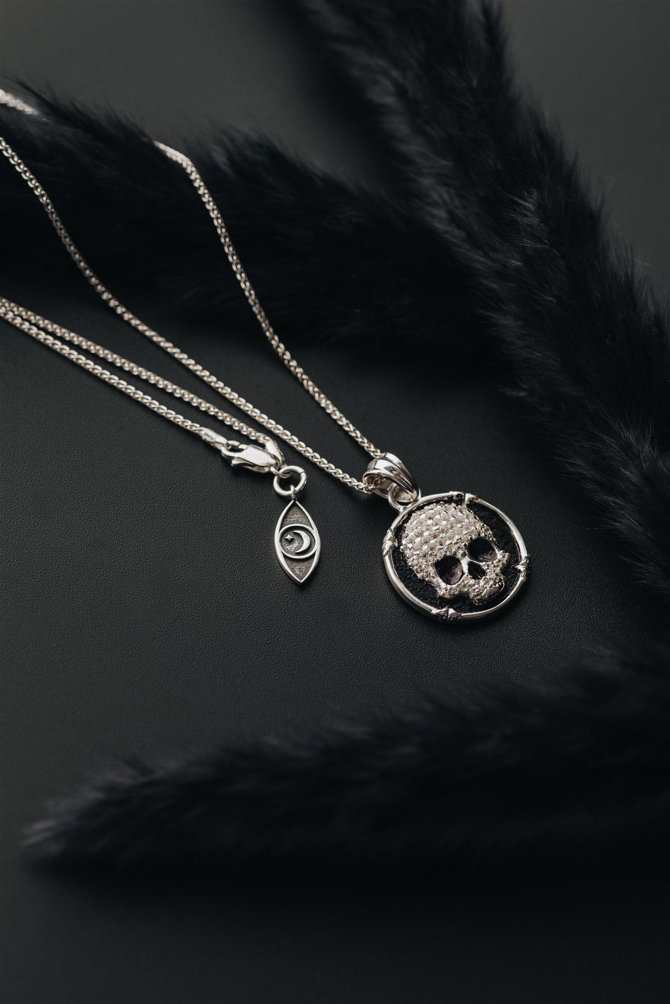 Pave Skull Amulet