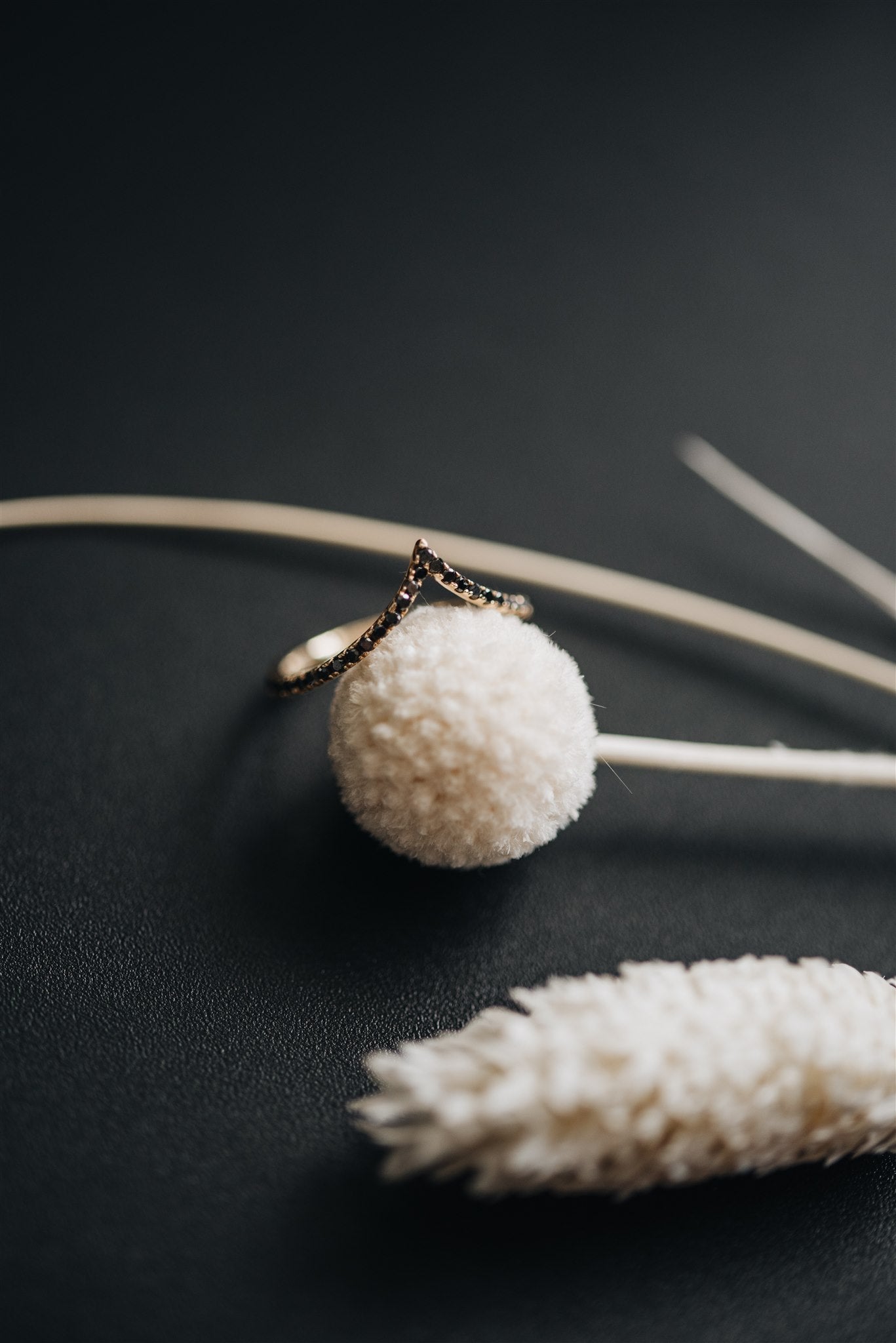 Golden Wishbone Ring
