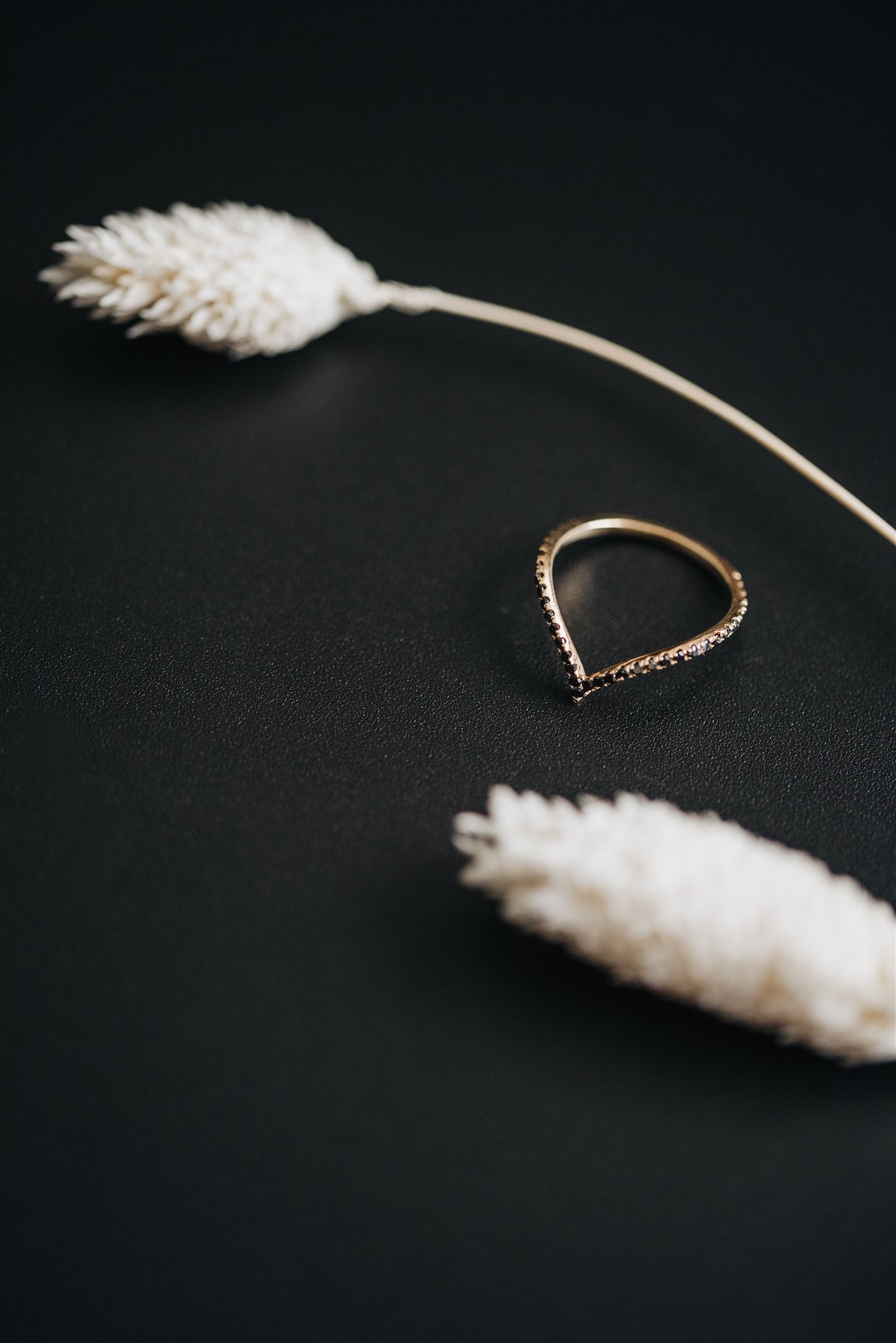Golden Wishbone Ring