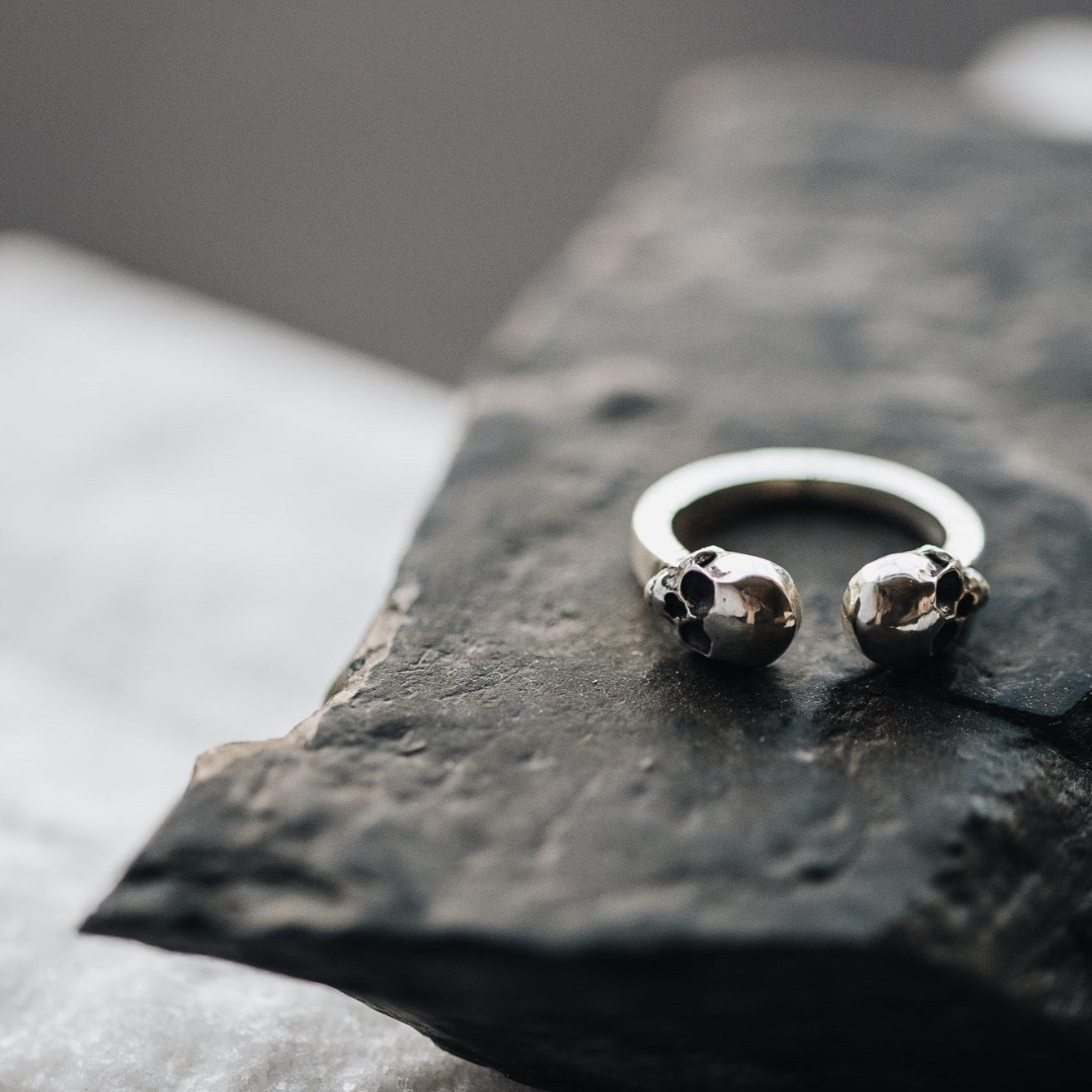 Twin Skull Ring