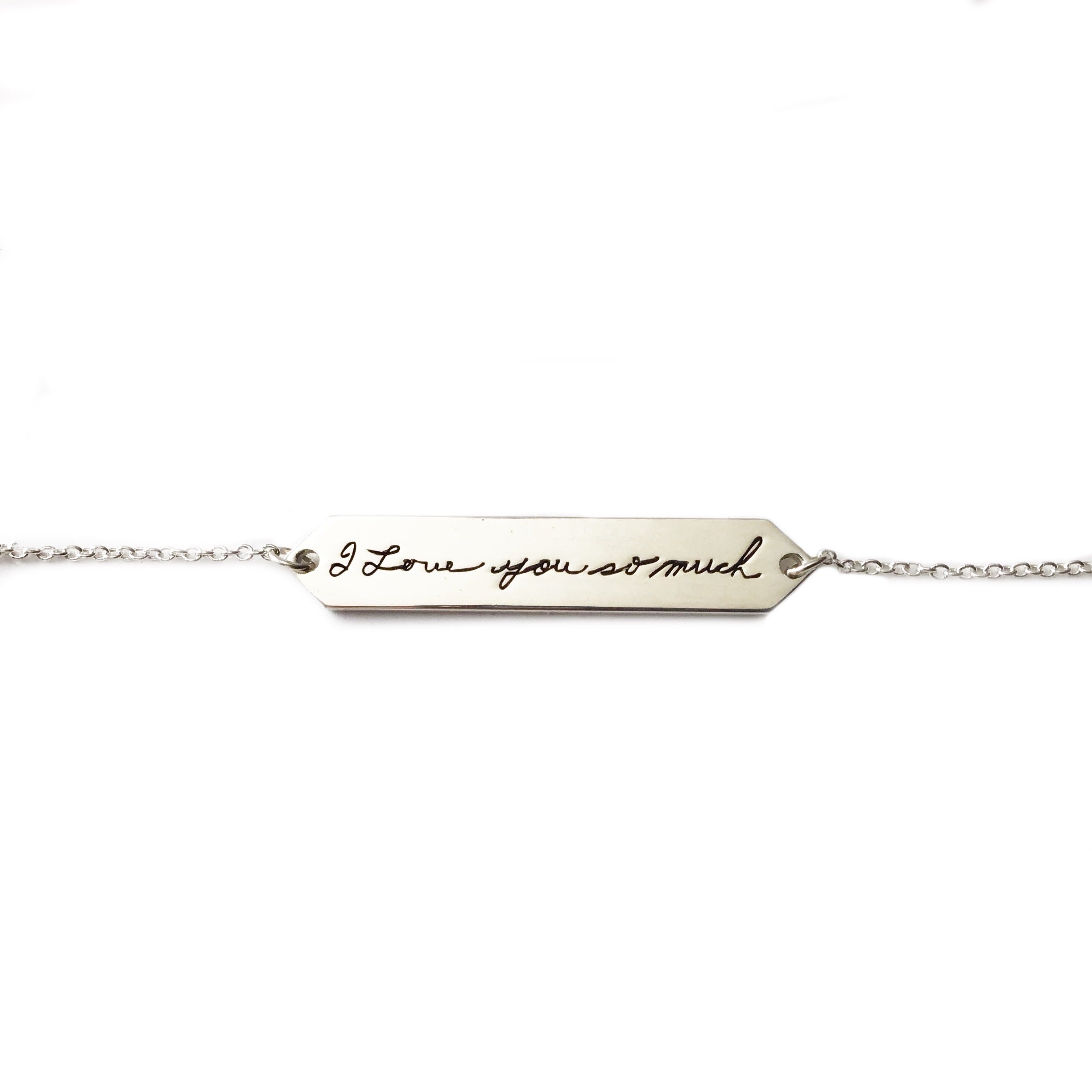 Handwritten Message Bracelet