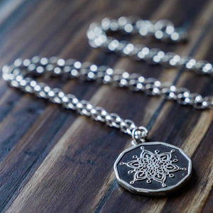 Mandala sale name necklace