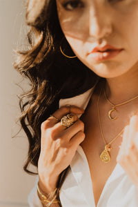 Golden Lion Ring