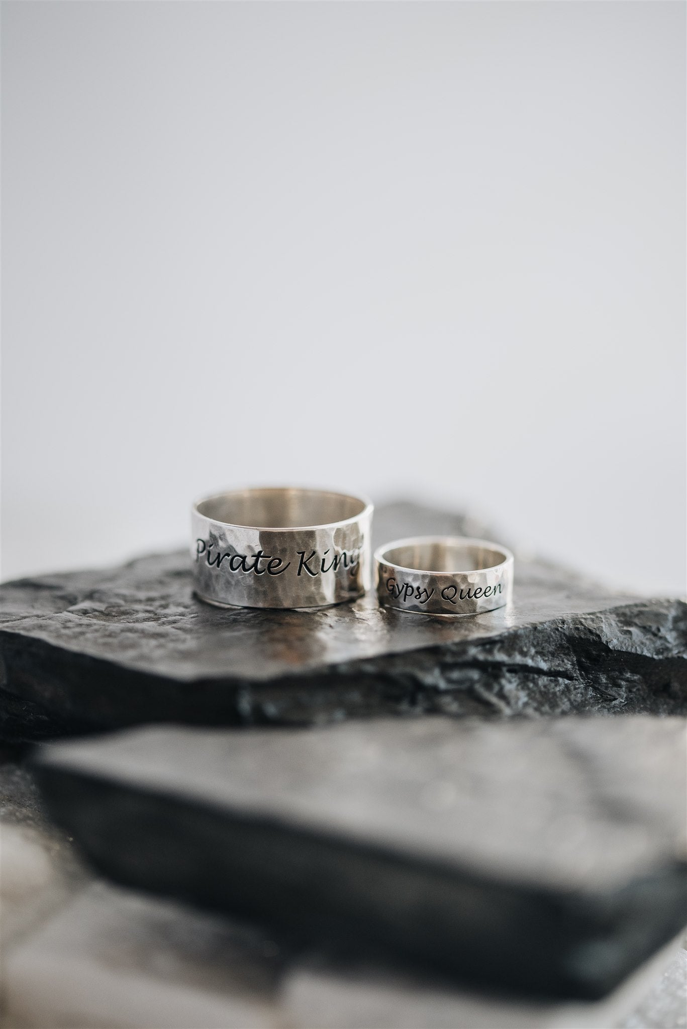 Personalized Wide Band Ring