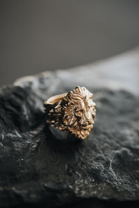 Golden Lion Ring