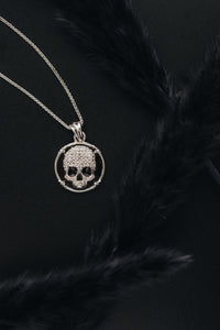 Pave Skull Amulet
