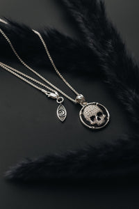 Pave Skull Amulet